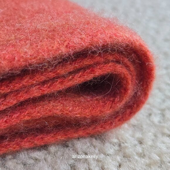 NWOT Tahari Cashmere in Heather Orange Pink - Picture 16 of 16